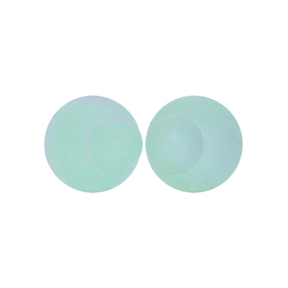 15mm Luminous Blue Round Silicone Beads R#101