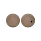 12/15mm Round Coffee Bean Silicone Beads C#114