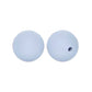 12/15mm Round Fairy Blue Silicone Beads C#116