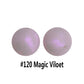 12/15mm Round Magic Viloet Silicone Beads C#120