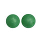 12/15mm Round Pearl Dark Green Silicone Beads C#122