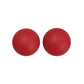 12/15mm Round Begonia Red Silicone Beads C#123