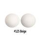 12/15mm Round Beige Silicone Beads C#125