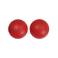 12/15mm Round Christmas Red Silicone Beads C#126