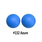 12/15mm Round Azure Silicone Beads C#132