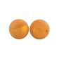 12/15mm Round Metallic Gold Silicone Beads C#13