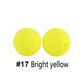 12/15mm Round Bright Yellow Silicone Beads C#17