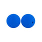 12/15mm Round Deep Sky Blue Silicone Beads C#26