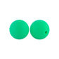 12/15mm Round Emerald Green Silicone Beads C#30