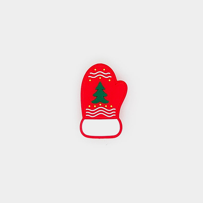 Christmas Glove Focal Silicone Beads