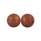 12/15mm Round Metallic Copper Silicone Beads C#39