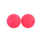 12/15mm Round Pink Red Silicone Beads C#03