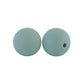 12/15mm Round Dark Green Grey Silicone Beads C#43