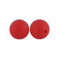 12/15mm Round Orange Red Silicone Beads C#52