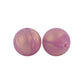 12/15mm Round Metallic Rose Gold Silicone Beads C#65