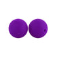 12/15mm Round Grape Purple Silicone Beads C#06