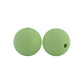 12/15mm Round Sage Silicone Beads C#70