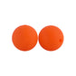 12/15mm Round Orange Silicone Beads C#08