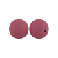 12/15mm Round Maroon Silicone Beads C#94