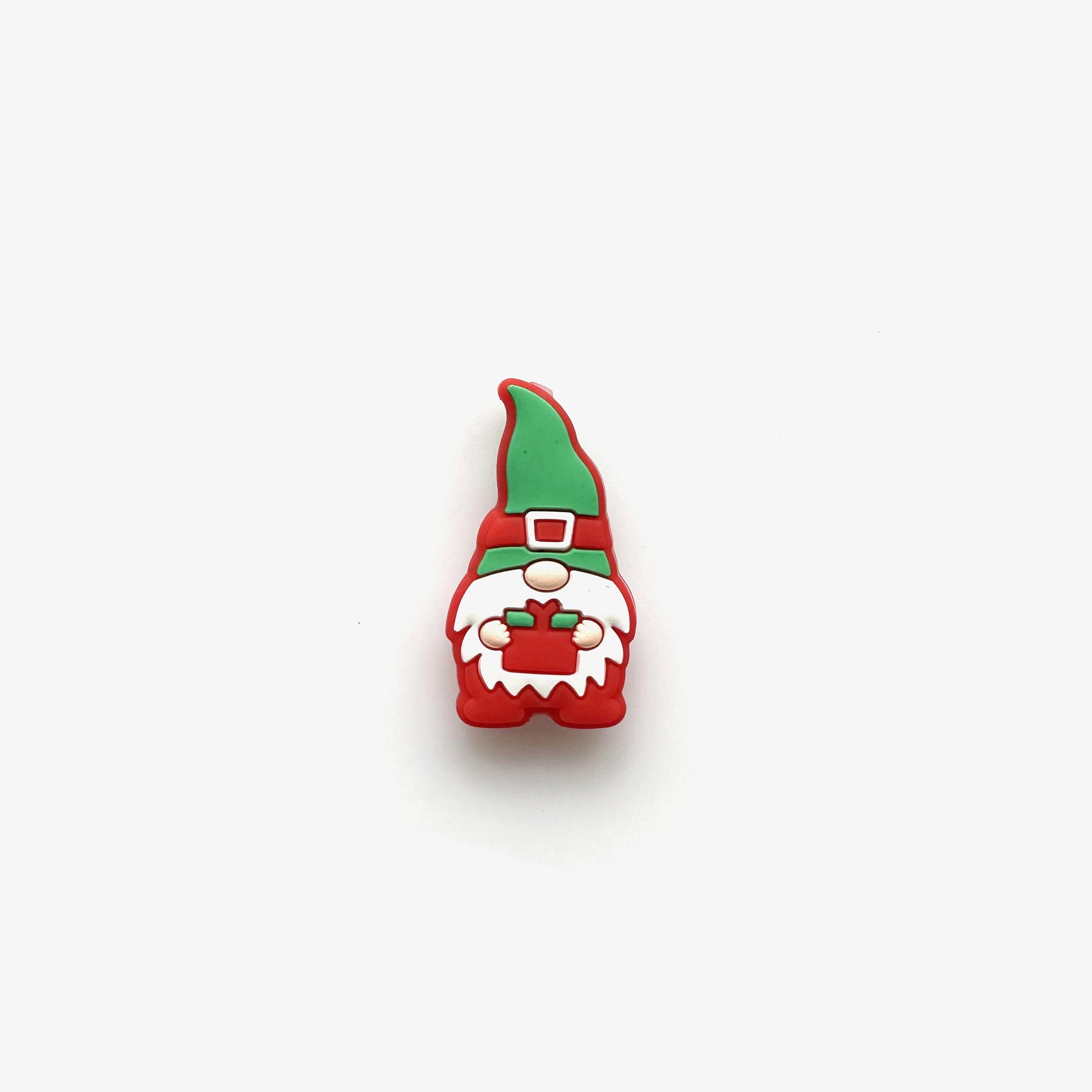 Christmas Santa Gnome Focal Silicone Beads