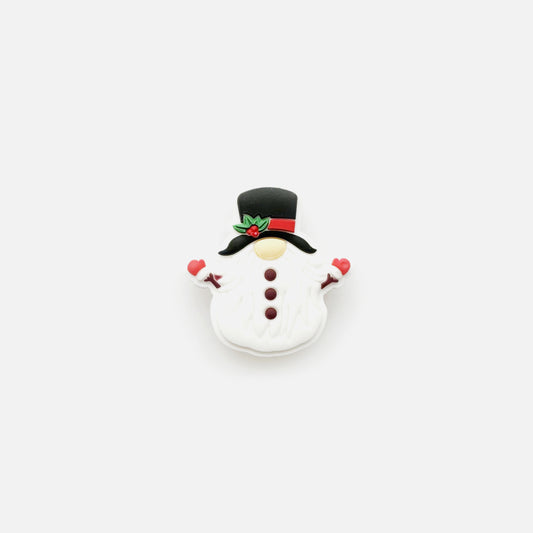 Gnome Snowman Focal Silicone Beads