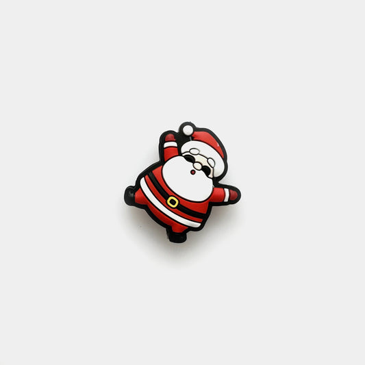 Christmas Santa Claus Focal Silicone Beads