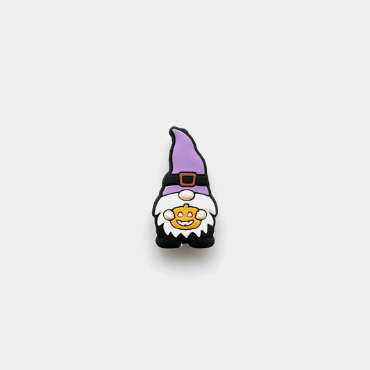 Halloween Pumpkin Witch Gnomes Focal Silicone Beads