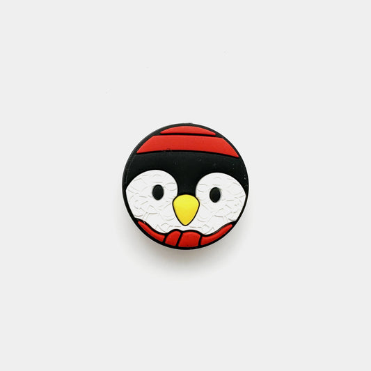 Penguin Christmas Ornament Focal Silicone Beads