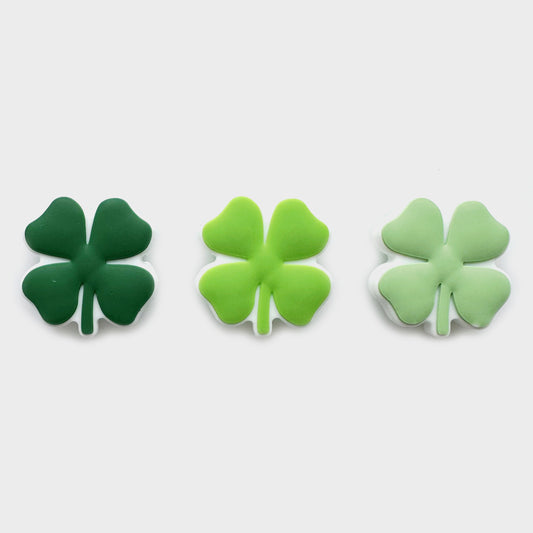 Four Leaf Clover Silicone Focal Beads