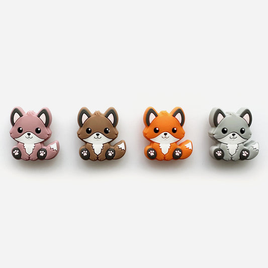 Fox Focal Silicone Beads