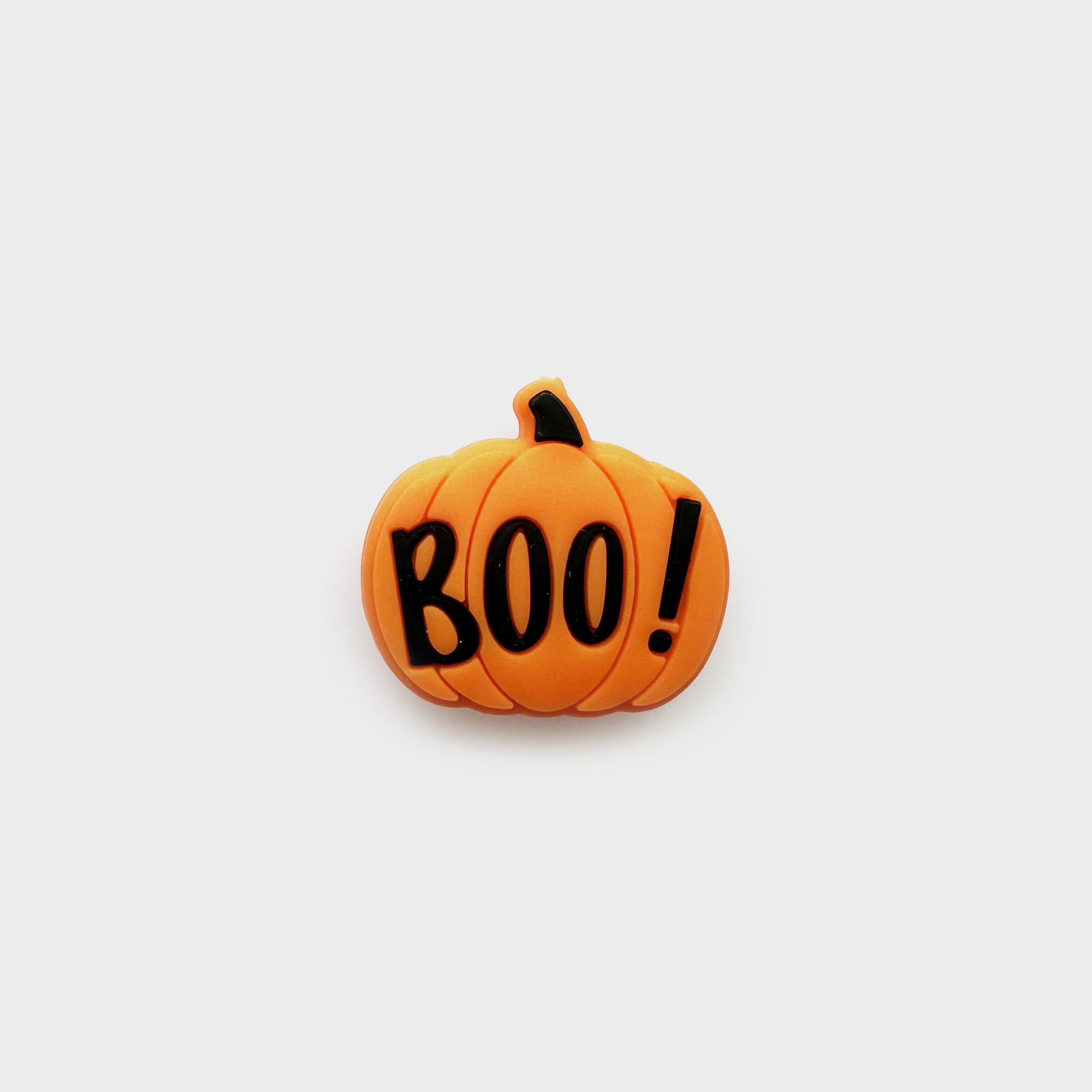 Boo Pumpkin Focal Silicone Beads