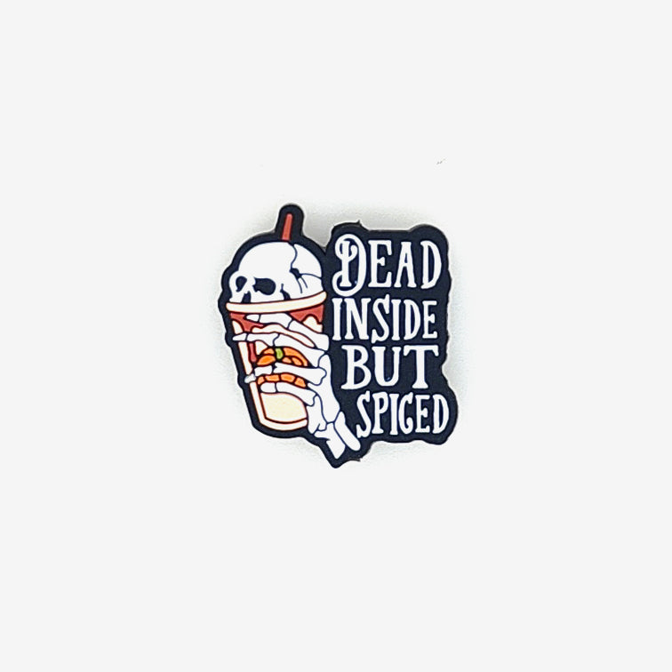 Dead Inside But Spiced Focal Silicone Beads