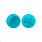 15mm Luminous Water Drop Print Round Silicone Beads ZR#04